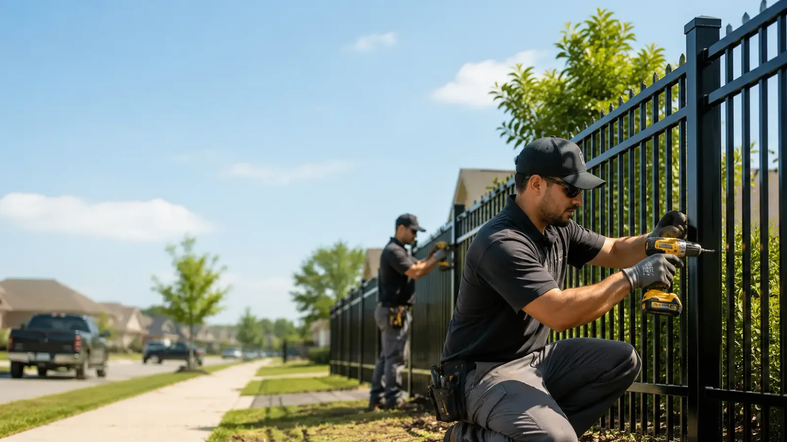 Metal Fence Installation in Wethersfield, CT